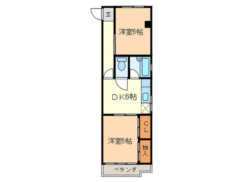 間取図 亀島マンション