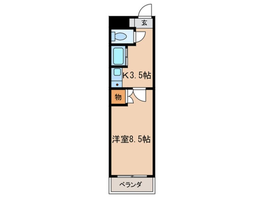 間取図 アイルーム豊田永覚Ⅰ