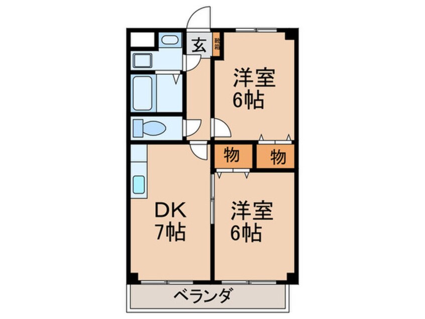 間取図 サンジュネス