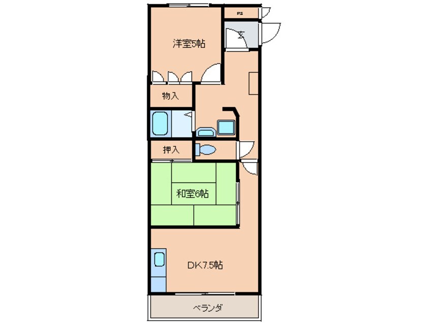 間取図 バンブール３２