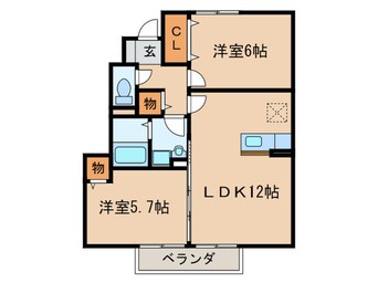 間取図 パストラル　ソレイユ