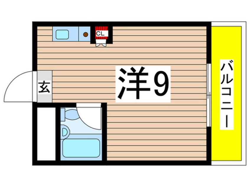 間取図 コーポリンデンⅡ