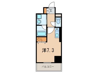 間取図 ﾍﾞﾚ-ｻ築地口ｽﾃ-ｼｮﾝﾀﾜ-