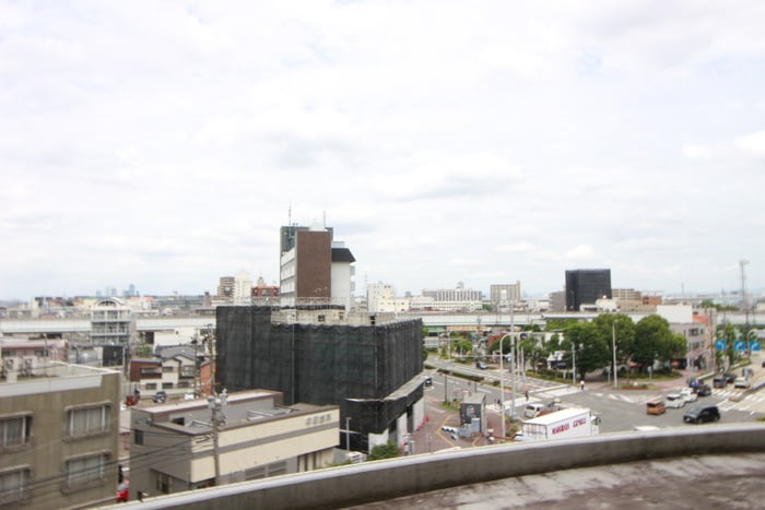 室内からの展望 ﾍﾞﾚ-ｻ築地口ｽﾃ-ｼｮﾝﾀﾜ-