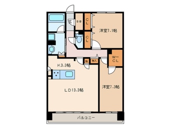間取図 ロイヤルパークスＥＲささしま