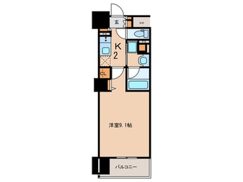 間取図 ロイヤルパークスＥＲささしま