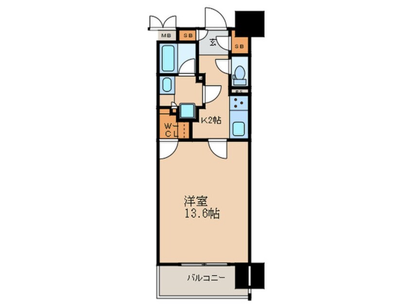 間取図 ロイヤルパークスＥＲささしま