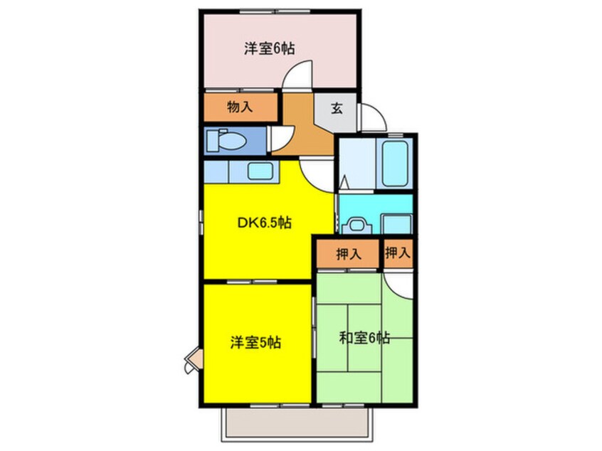 間取図 アーバンフラッツＢ