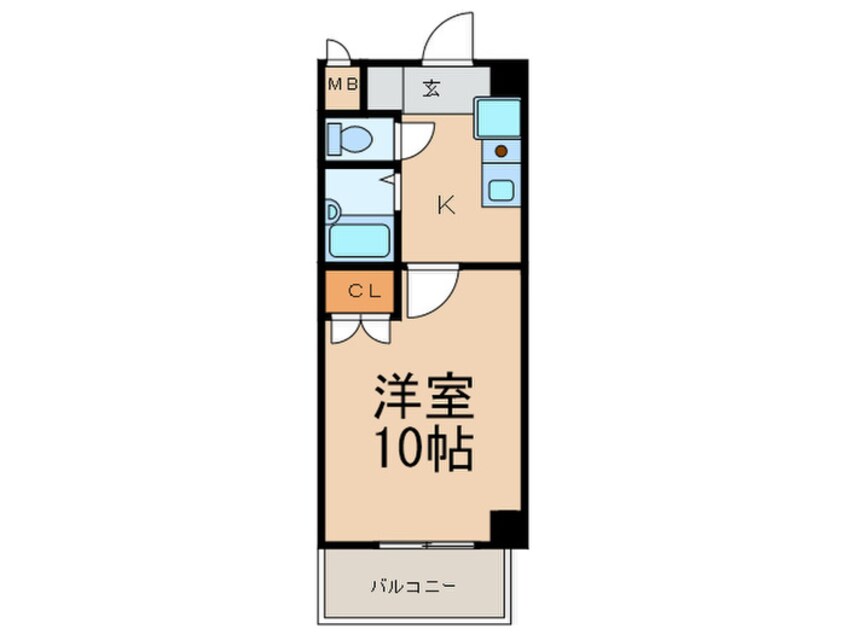 間取図 ｶ-ｻ新栄