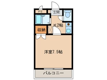 間取図 エトワ－ル栄