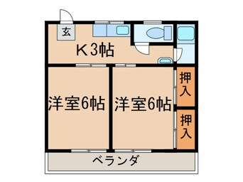 間取図 マンション　ルンビニー