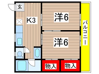 間取図 マンション　ルンビニー