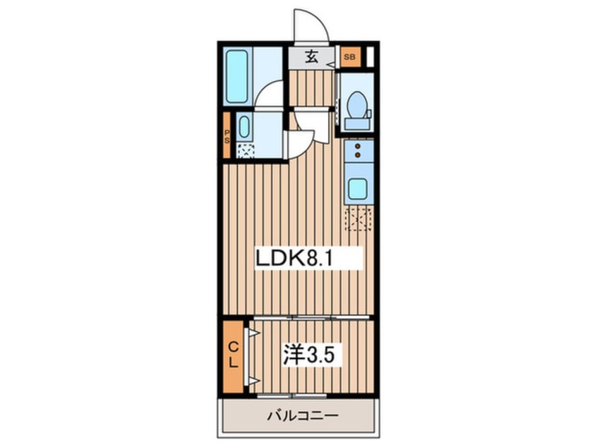 間取図 ジュネス内浜町