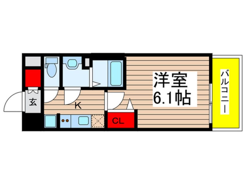 間取図 ﾌﾟﾚｻﾝｽ鶴舞駅前ﾚｼﾞｽ(1004)