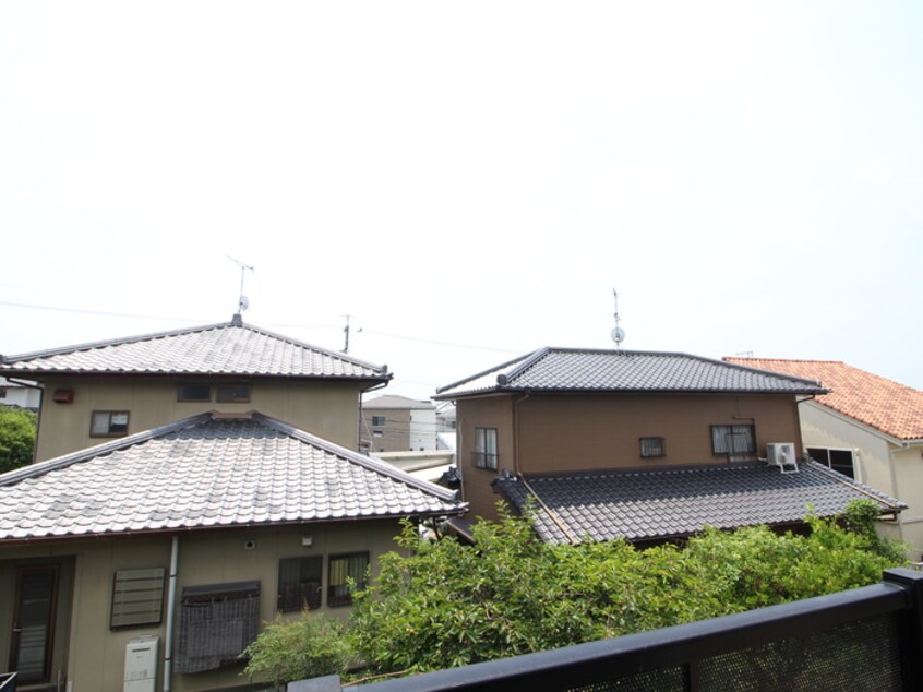 室内からの展望 アンプルール　リーブル　滝の水
