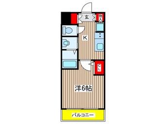 間取図 ｴｽﾃﾑｺｰﾄ名古屋金山ﾐｯﾄﾞｸﾛｽ