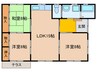 三ﾂ口今市場貸家 3LDKの間取り