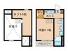 ｅｌ　ｃｉｅｌｏ 1Kの間取り