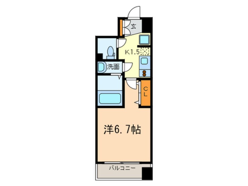 間取図 インプルーブ鶴舞