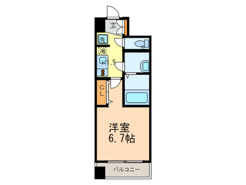 間取図 インプルーブ鶴舞