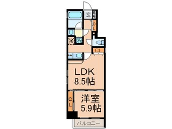 間取図 ライブコ－ト泉