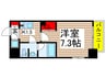 ライブコ－ト泉 1Kの間取り