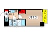 ライブコ－ト泉 1Kの間取り