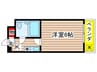 レジデンスＭ1 1Kの間取り