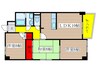 ラルス瑞穂 3LDKの間取り