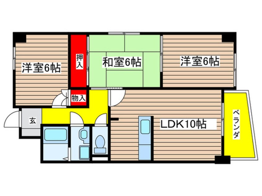 間取図 ラルス瑞穂