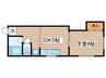 三宝ビル 1DKの間取り