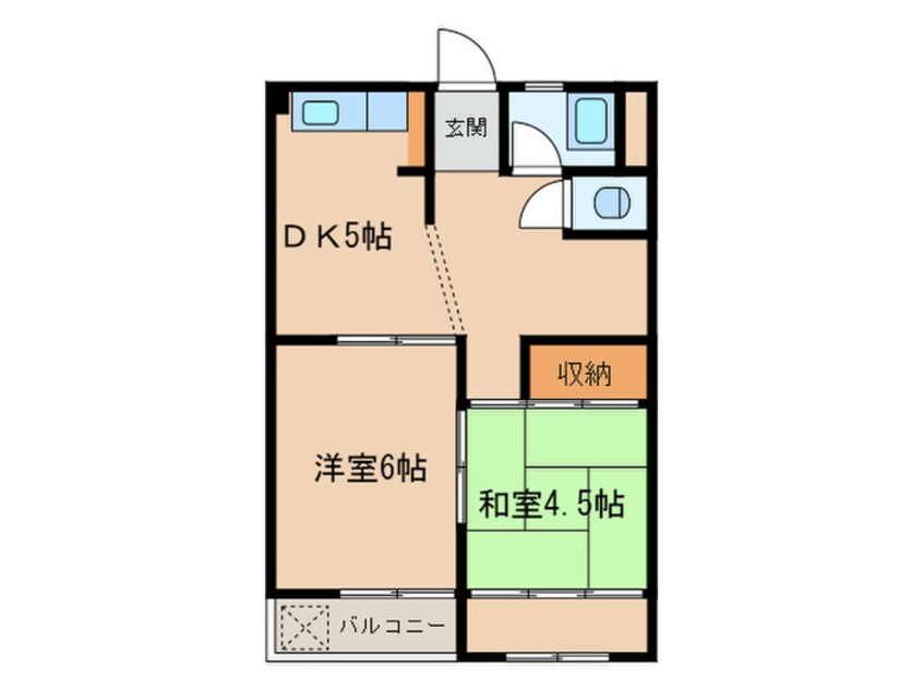 間取図 マンション賛栄