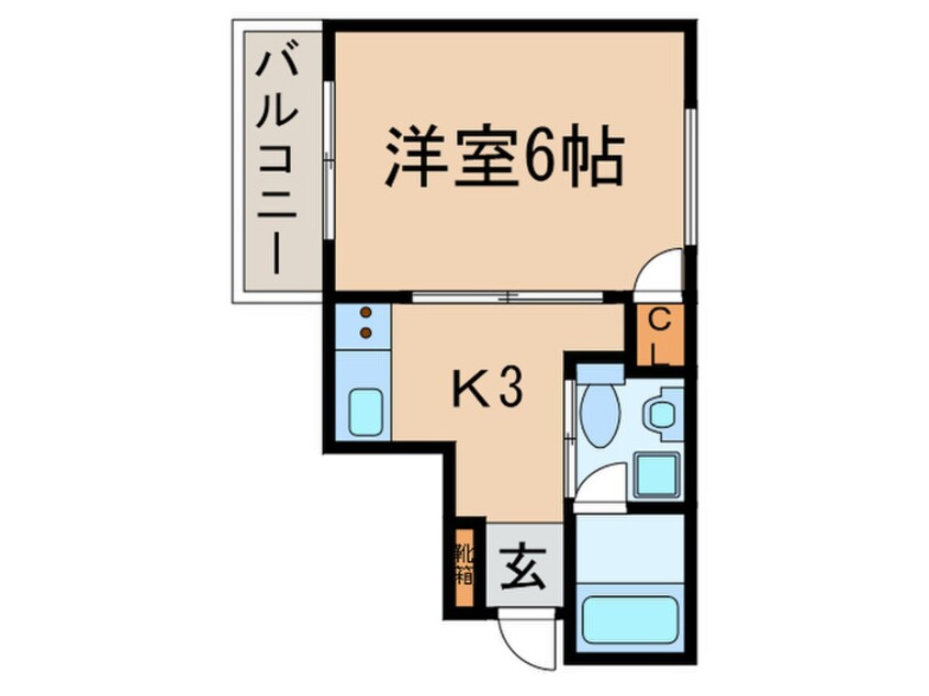 間取図 第６加藤ビル