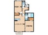 ATLAS 2LDKの間取り