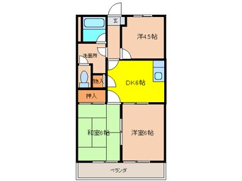 間取図 エスポワ－ル２１