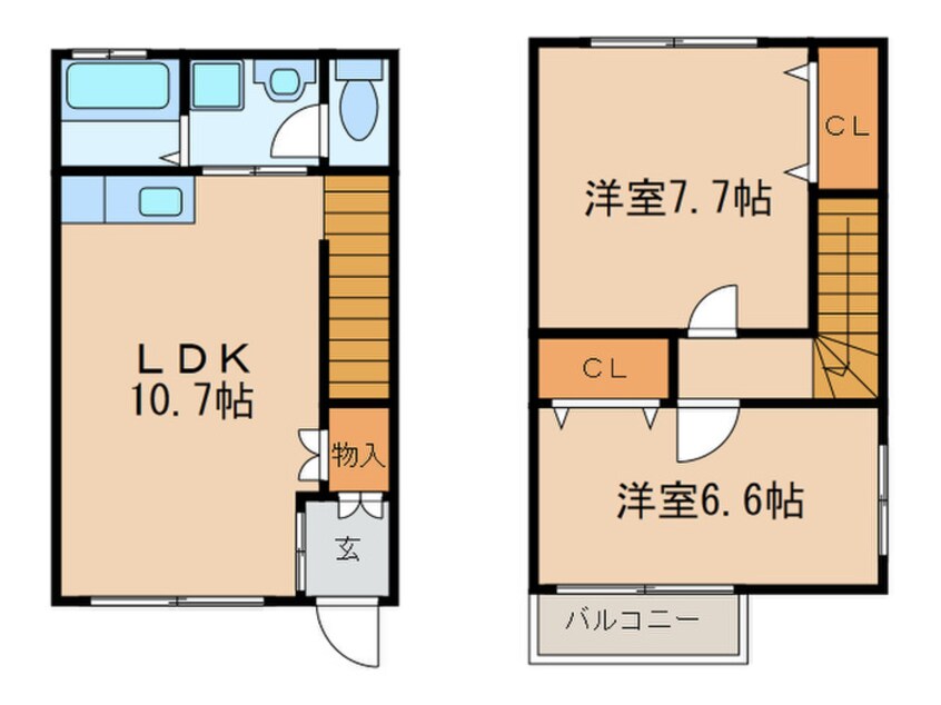 間取図 ドエル・ウィズＤⅡ