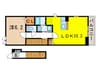 ラフレシール神郷 1LDKの間取り