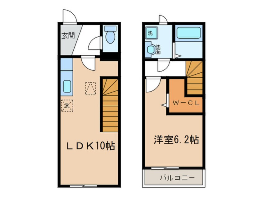 間取図 STUDIO　伏屋