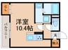 サンシャインヒルズ昭和町 1Rの間取り