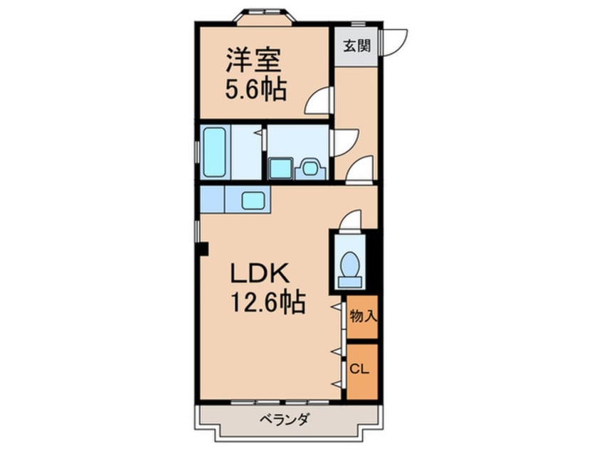 間取図 鈴の木ハイツC