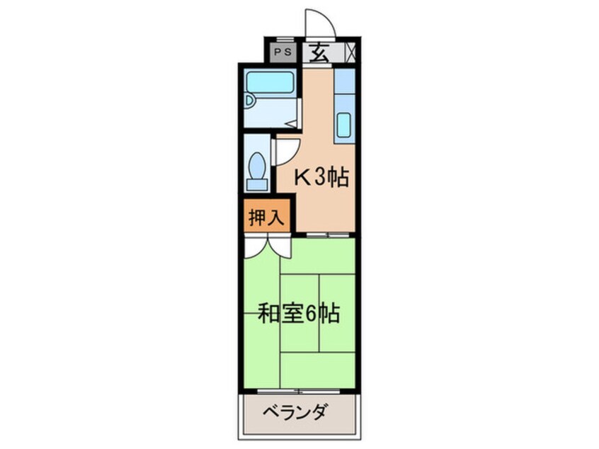 間取図 神明ハイツ