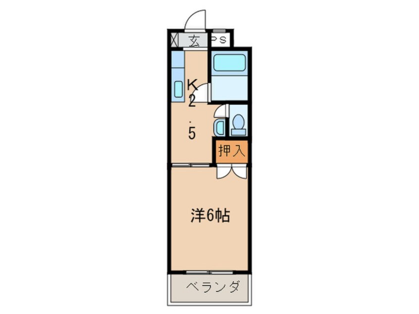 間取図 神明ハイツ