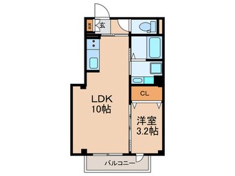 間取図 プロムナード西高蔵