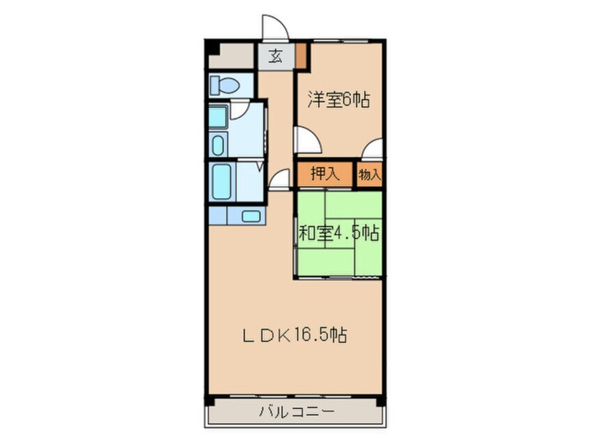 間取図 ＫＩソシア　Ⅰ