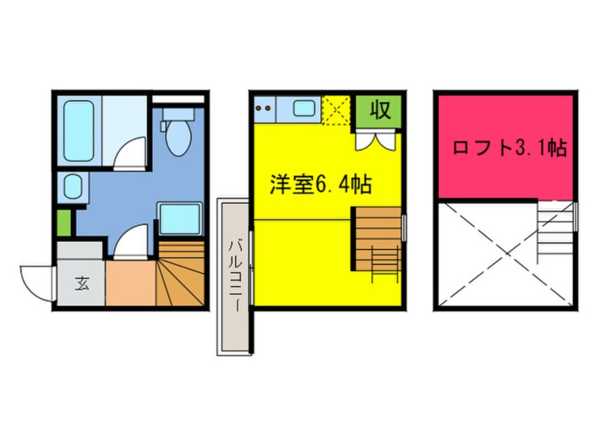 間取図 LE COCON砂口町