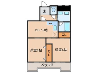 間取図 パラティーノ井東