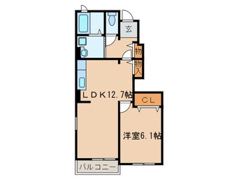 間取図 グランシュールサウス