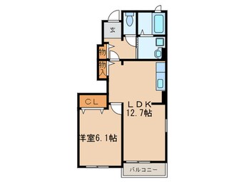 間取図 グランシュールサウス
