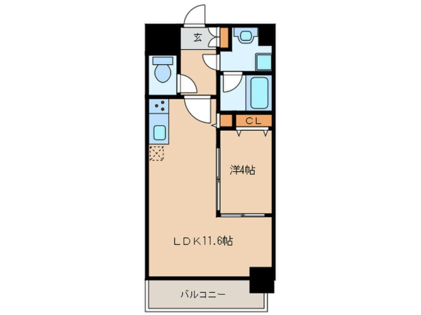 間取図 The First One金山