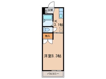 間取図 ヘーベルエスパスⅥ